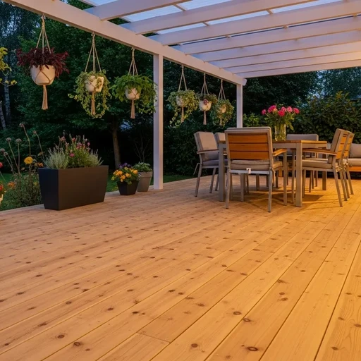 Доска террасная лиственница гладкая 34*140*2000, сорт Э (0,28м2)